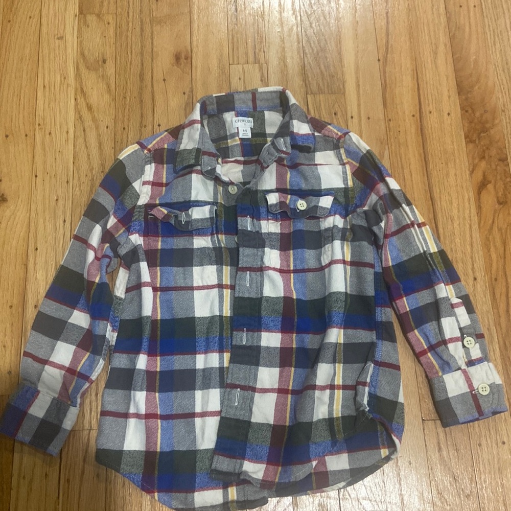 Crewcuts 100% cotton size 4-5 button down